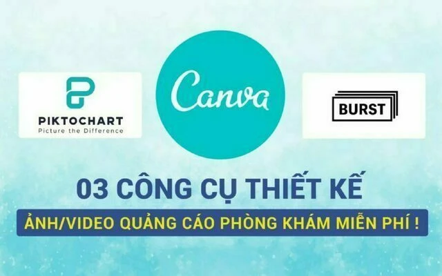 Công cụ thiết kế ảnh/video quảng cáo phòng khám miễn phí