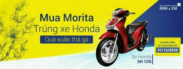Mua Morita - Trúng xe HOnda - Quà xuân thả ga, Công ty Anh &amp; Em | J. Morita Việt Nam