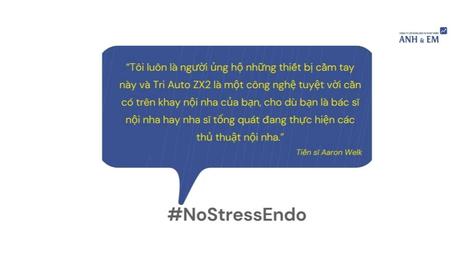 Cải thiện quy trình điều trị với máy nội nha không dây Morita tri auto zx2