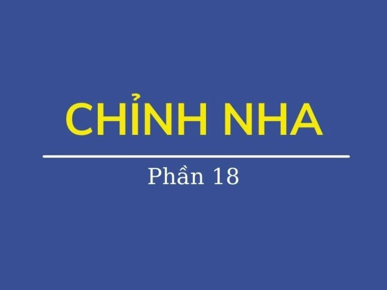 chỉnh nha