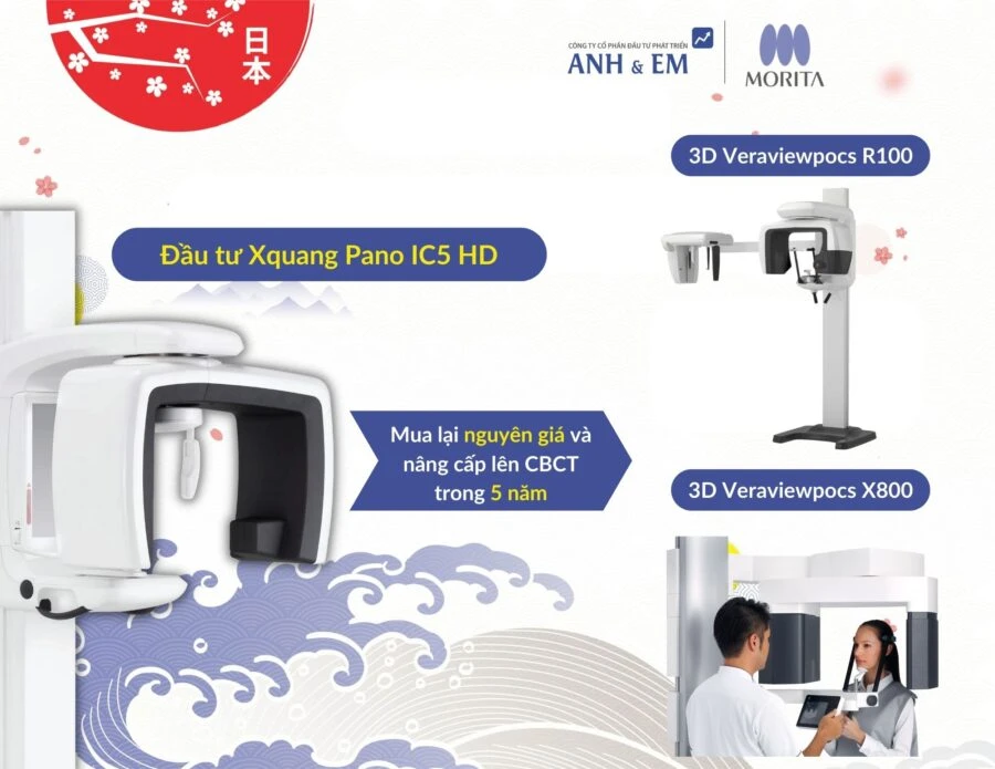 Morita triển khai chính sách hỗ trợ “5 năm đổi cũ nâng cấp mới” áp dụng với sản phẩm Pano IC5HD