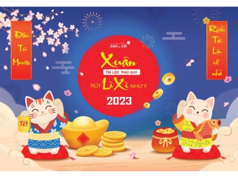 Xuân tài lộc phú quý - Rút lì xì như ý mùa 08 tại Anh & Em