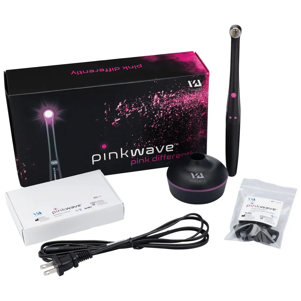 ánh sáng hồng trong đèn trám PinkWave