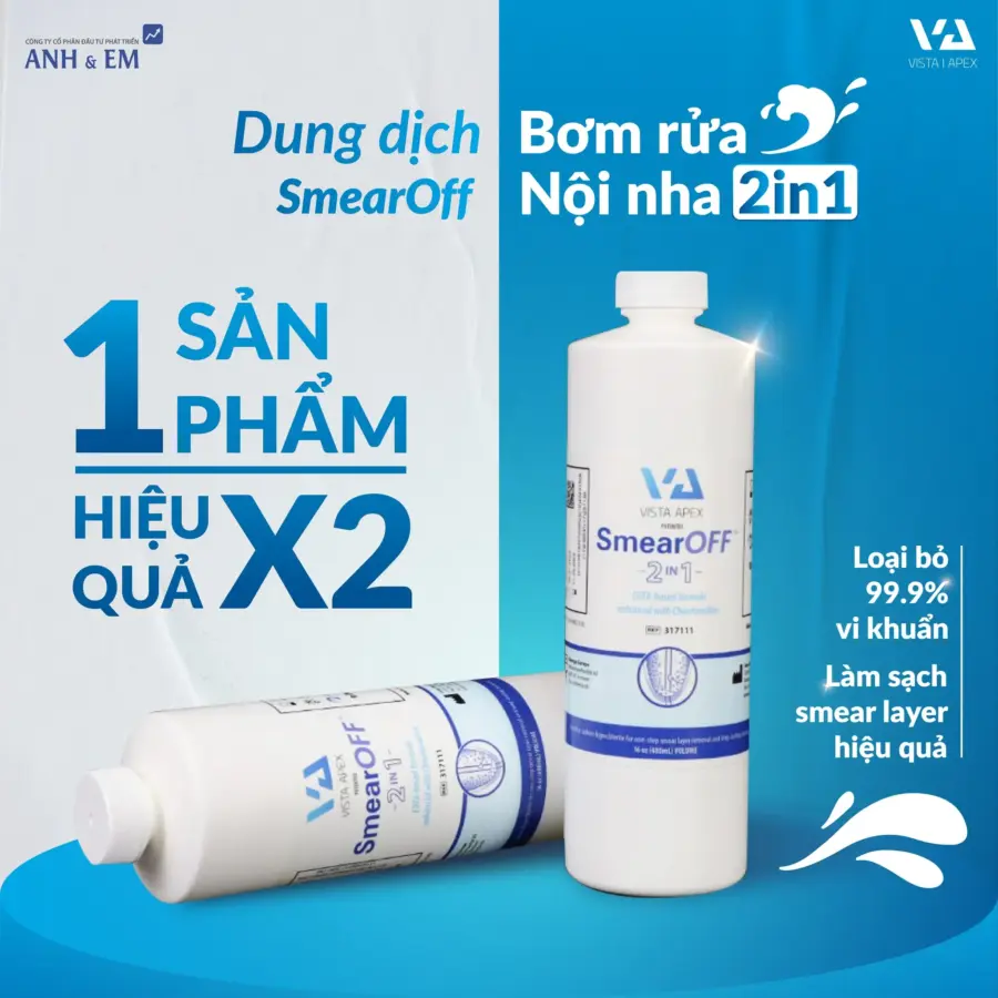Dung dịch bơm rửa nội nha SmearOff 2in1