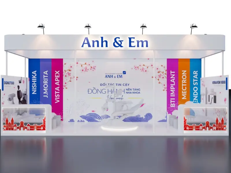 Gian hàng tại Hội nghị triển lãm tháng 4