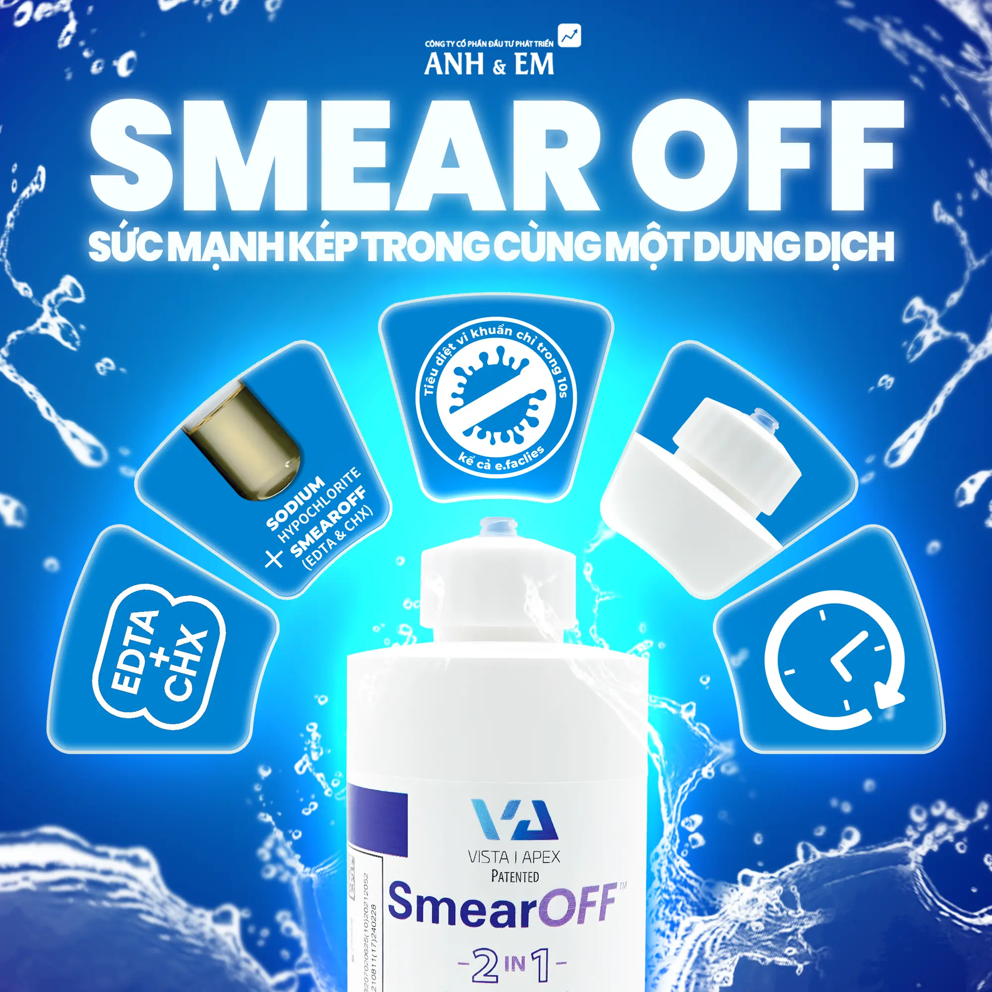 Lý do SmearOFF là lựa chọn tối ưu cho bác sĩ nội nha hiện đại