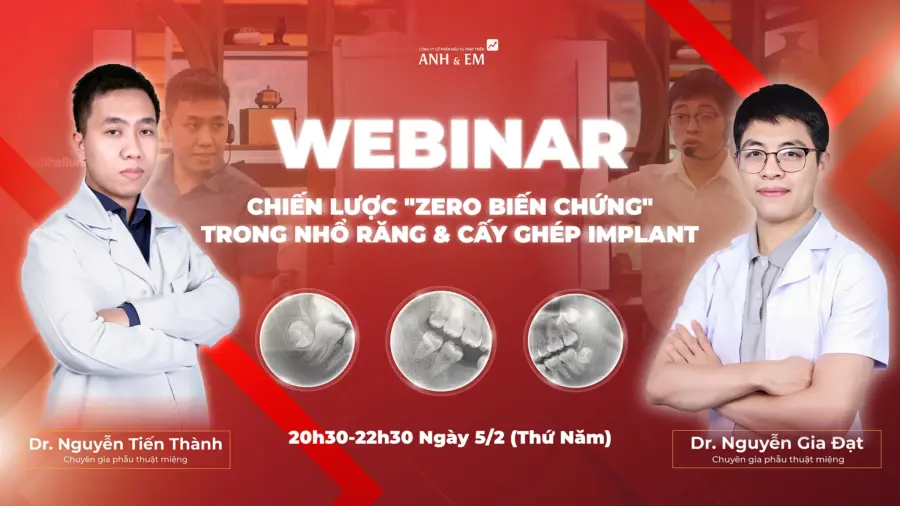 Webinar “Chiến lược Zero biến chứng”: Bước tiến đột phá trong phẫu thuật Nha khoa hiện đại
