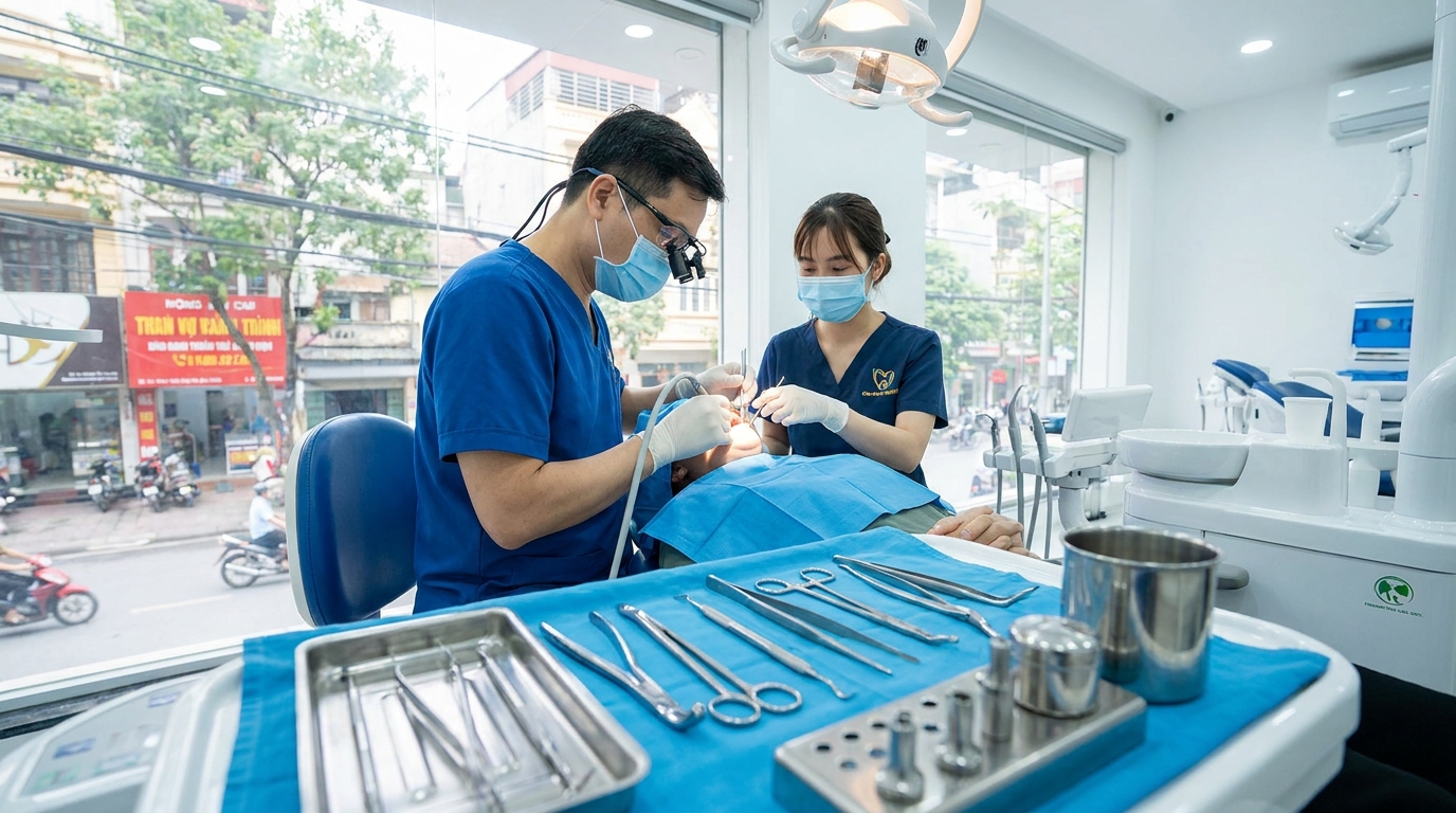 Quy trình trồng răng implant từng bước — hướng dẫn chuẩn lâm sàng
